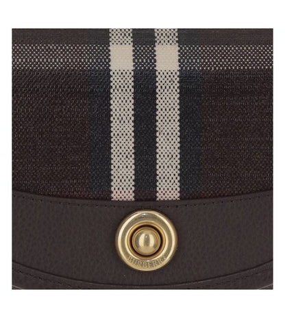 Burberry Mahogany Multicolor Highlands Mini Cross Body Bag