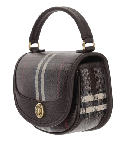Burberry Mahogany Multicolor Highlands Mini Cross Body Bag