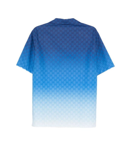 GUCCI Blue Ombre Shirt