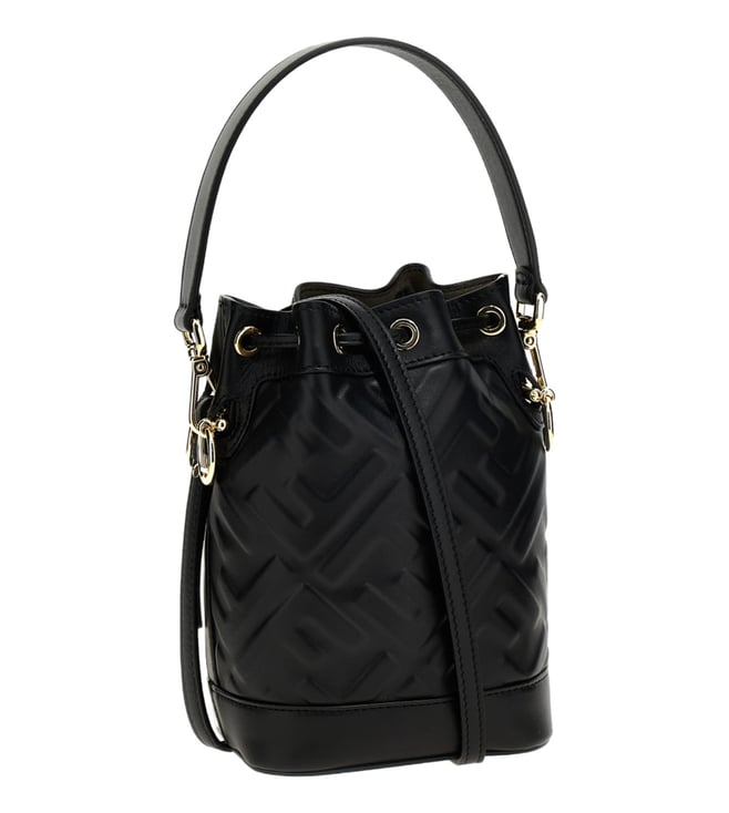 Black Mon Tresor Mini Bucket Bag