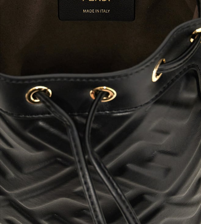 Black Mon Tresor Mini Bucket Bag