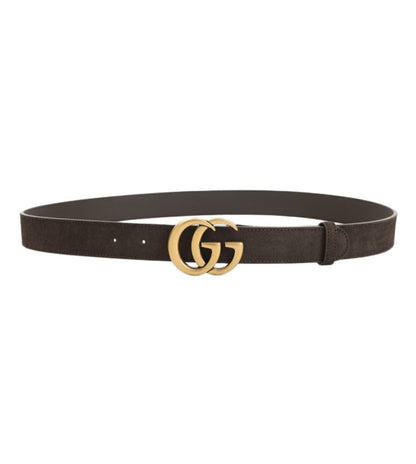 Brown Logo Buckle Belt