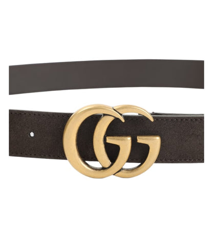 Brown Logo Buckle Belt
