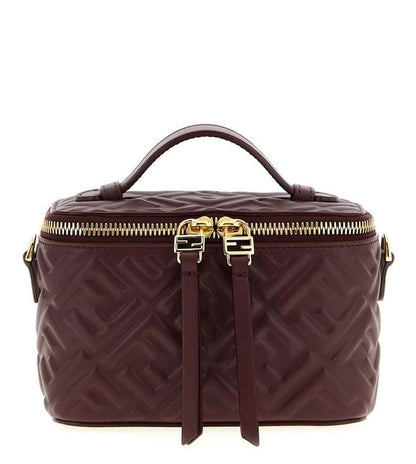 Burgundy FF Crossbody Bag