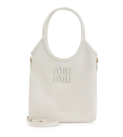 White Logo Mini Tote