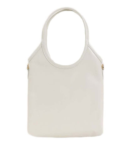 White Logo Mini Tote