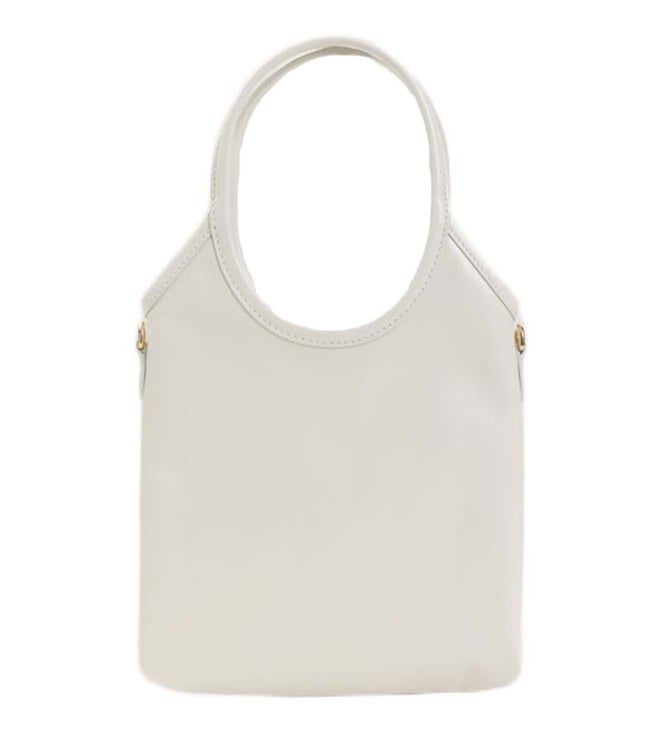 White Logo Mini Tote