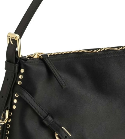 GIVENCHY Black Voyou Medium Shoulder Bag