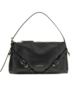 GIVENCHY Black Voyou Medium Shoulder Bag