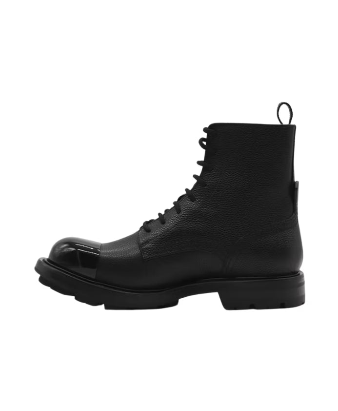 Black Lace-up Boots