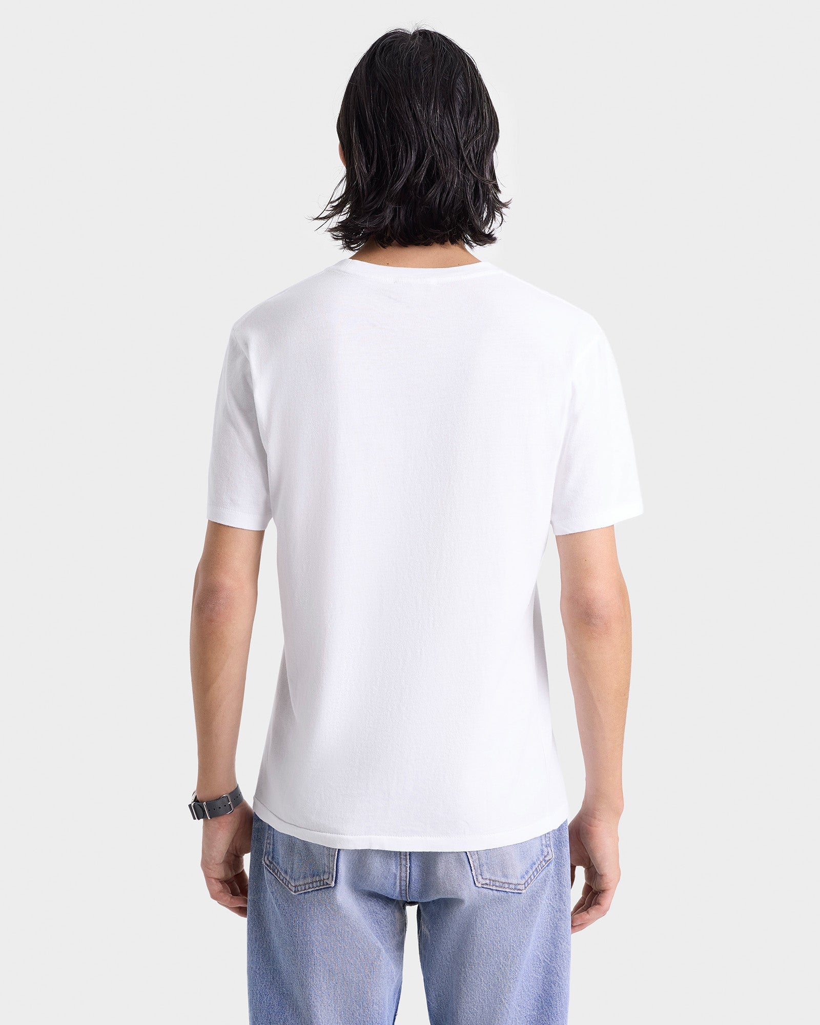 Beverly Hills Riding Club Soft T-Shirt - White/Navy