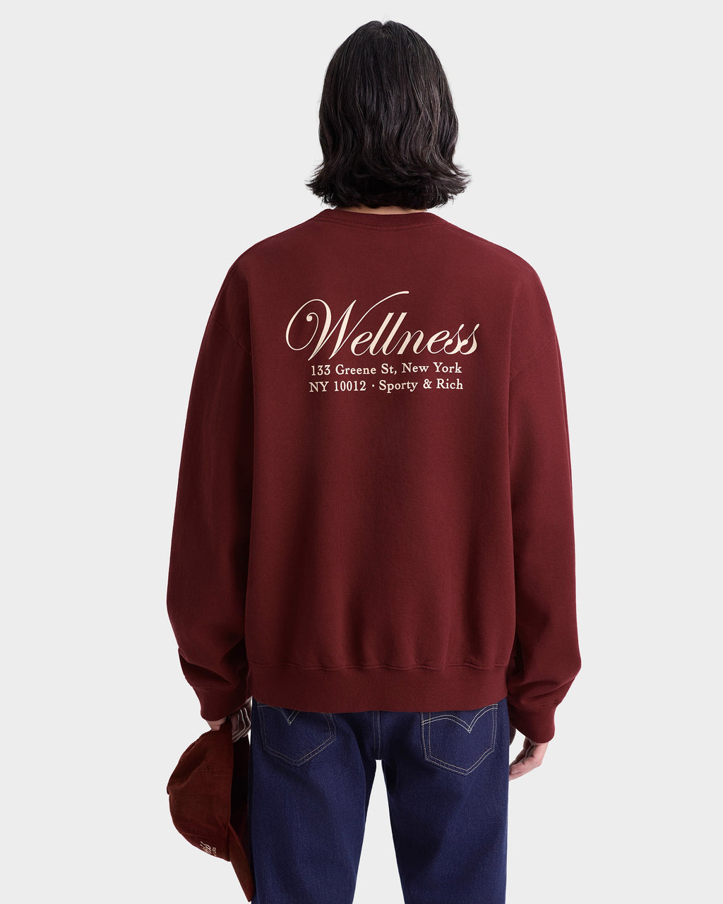 Soho Crewneck - Merlot/Cream