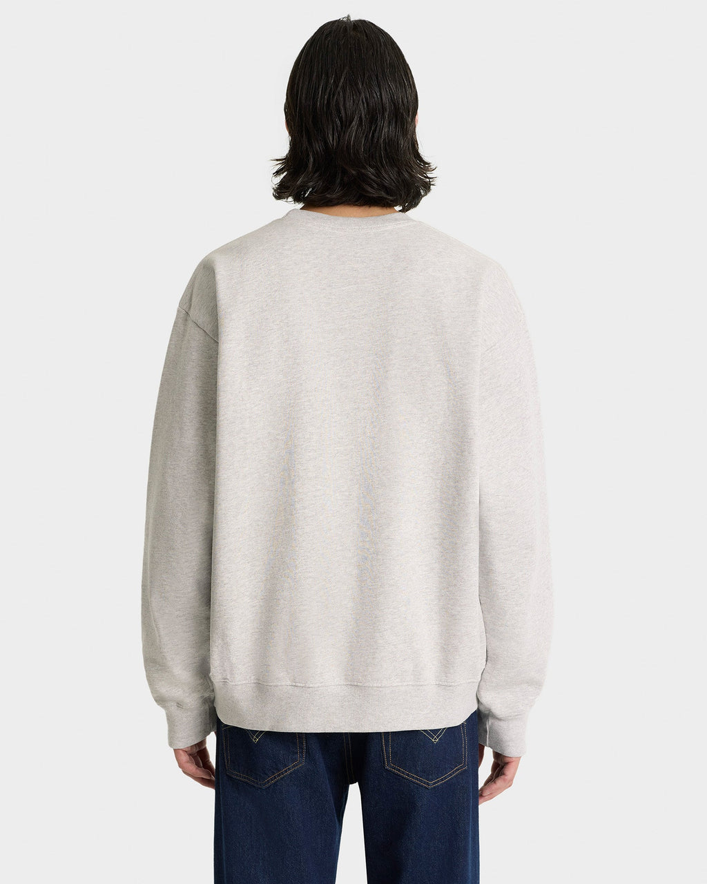 Syracuse Embroidered Crewneck - Heather Gray/Navy