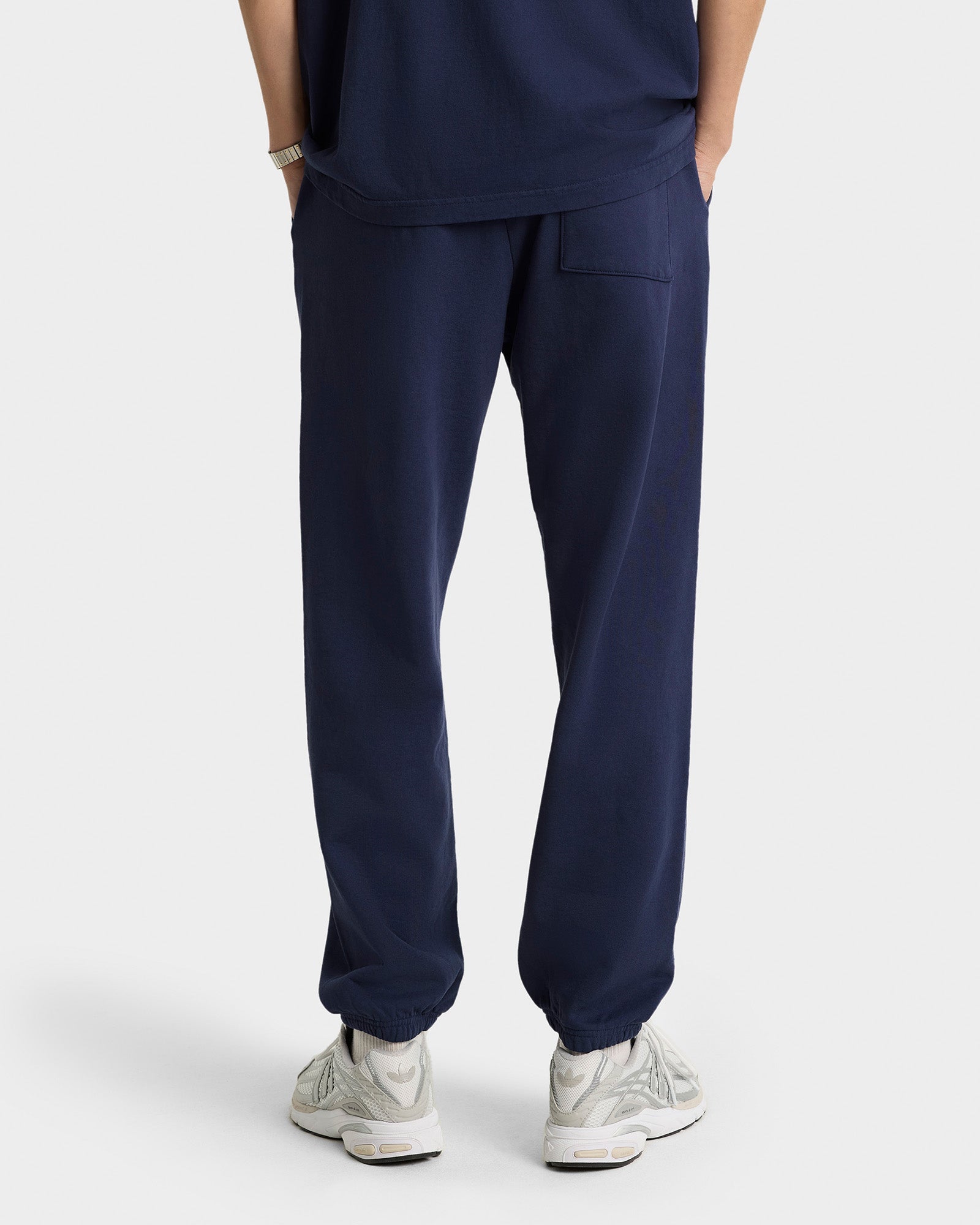 Syracuse Embroidered Sweatpant - Navy/White