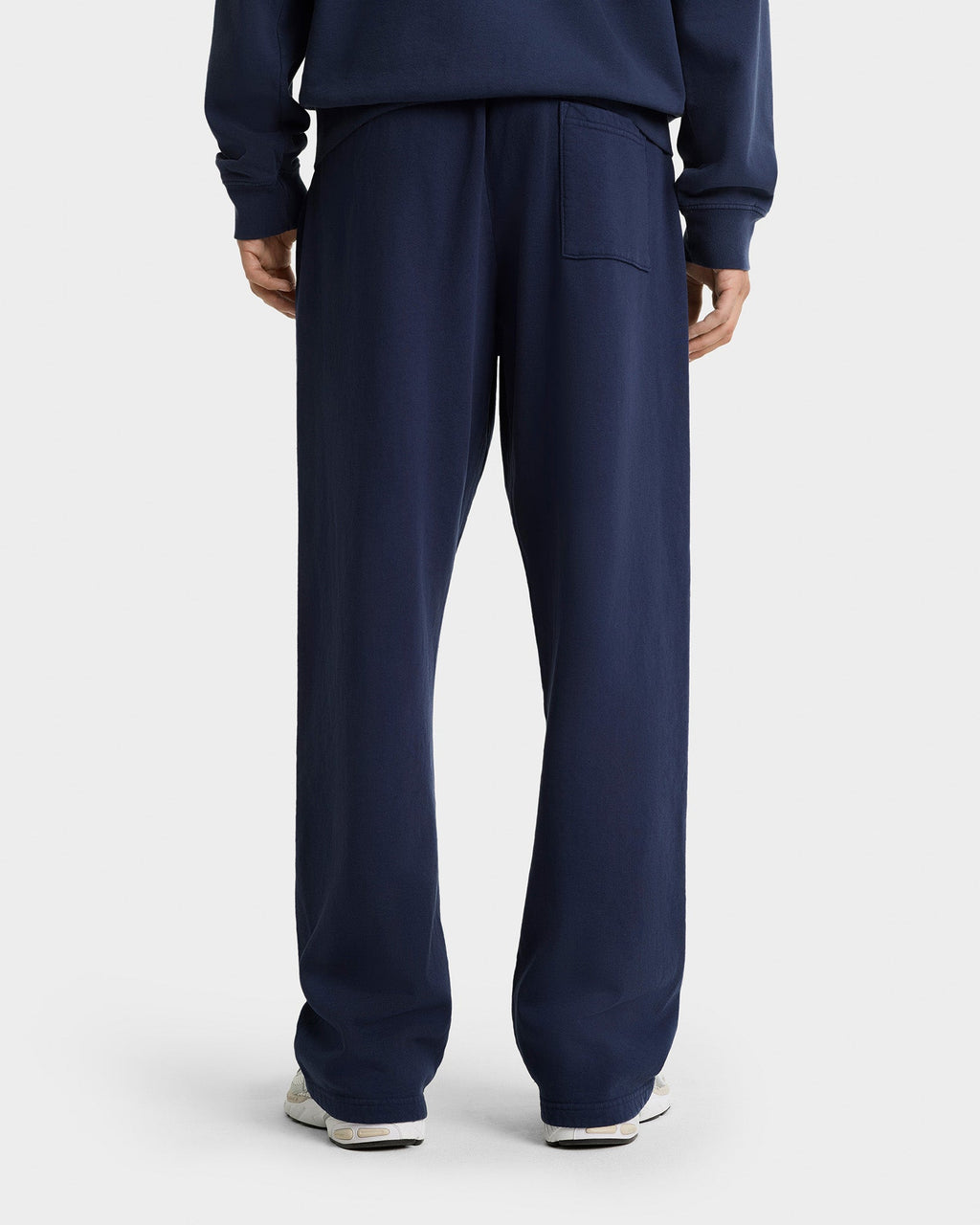 Syracuse Embroidered Crewneck - Navy/White