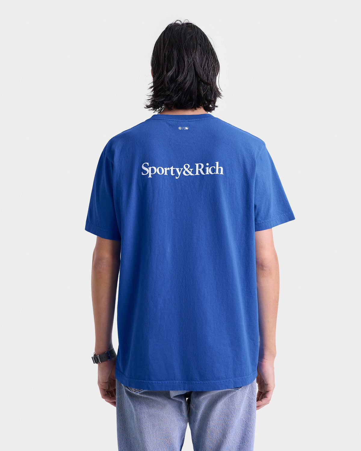 Dodgers Serif T-Shirt - Team Blue/White