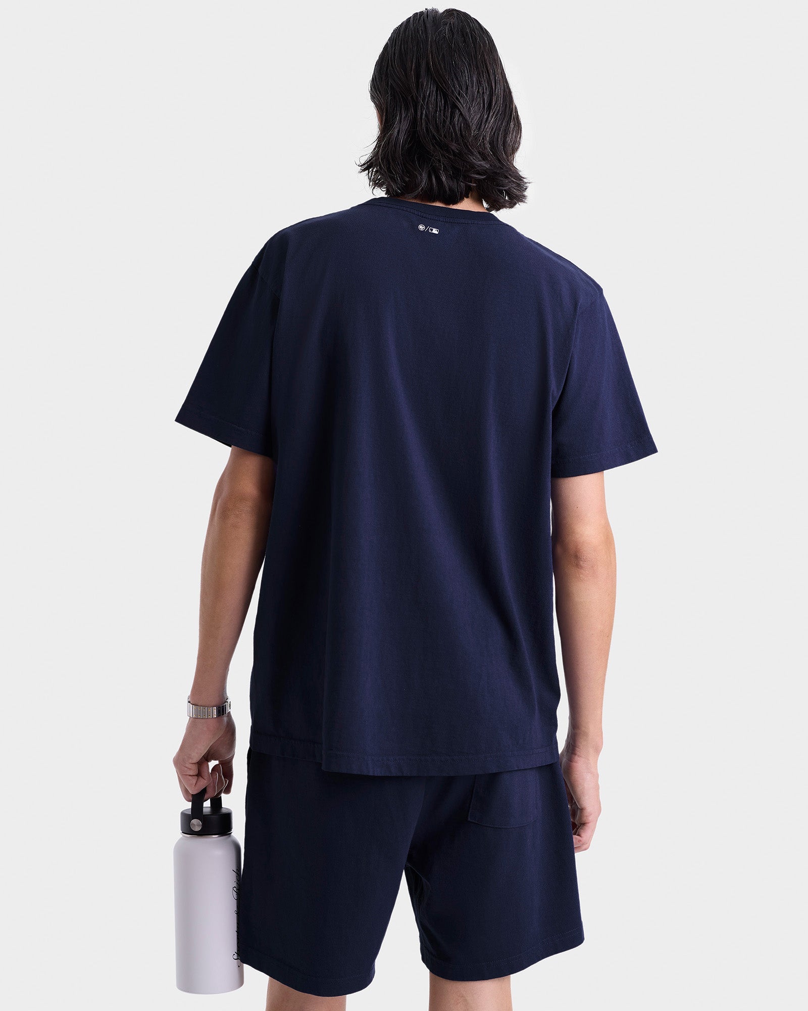 Dodgers Gym Short - Navy/White