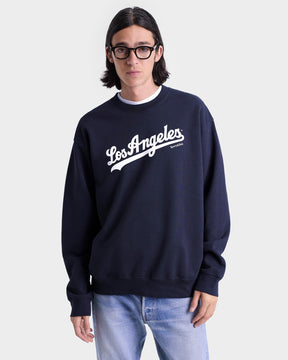 Dodgers Crewneck - Navy/White