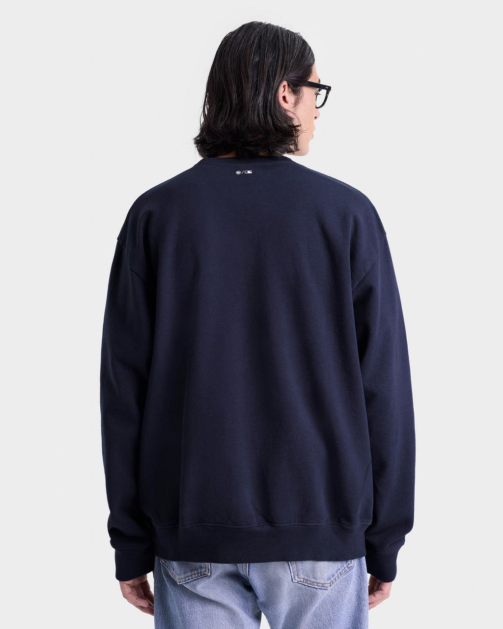 Dodgers Crewneck - Navy/White