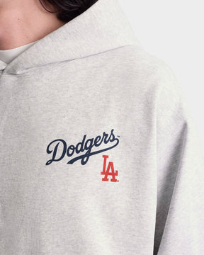 Dodgers Serif Hoodie - Heather Gray/Navy