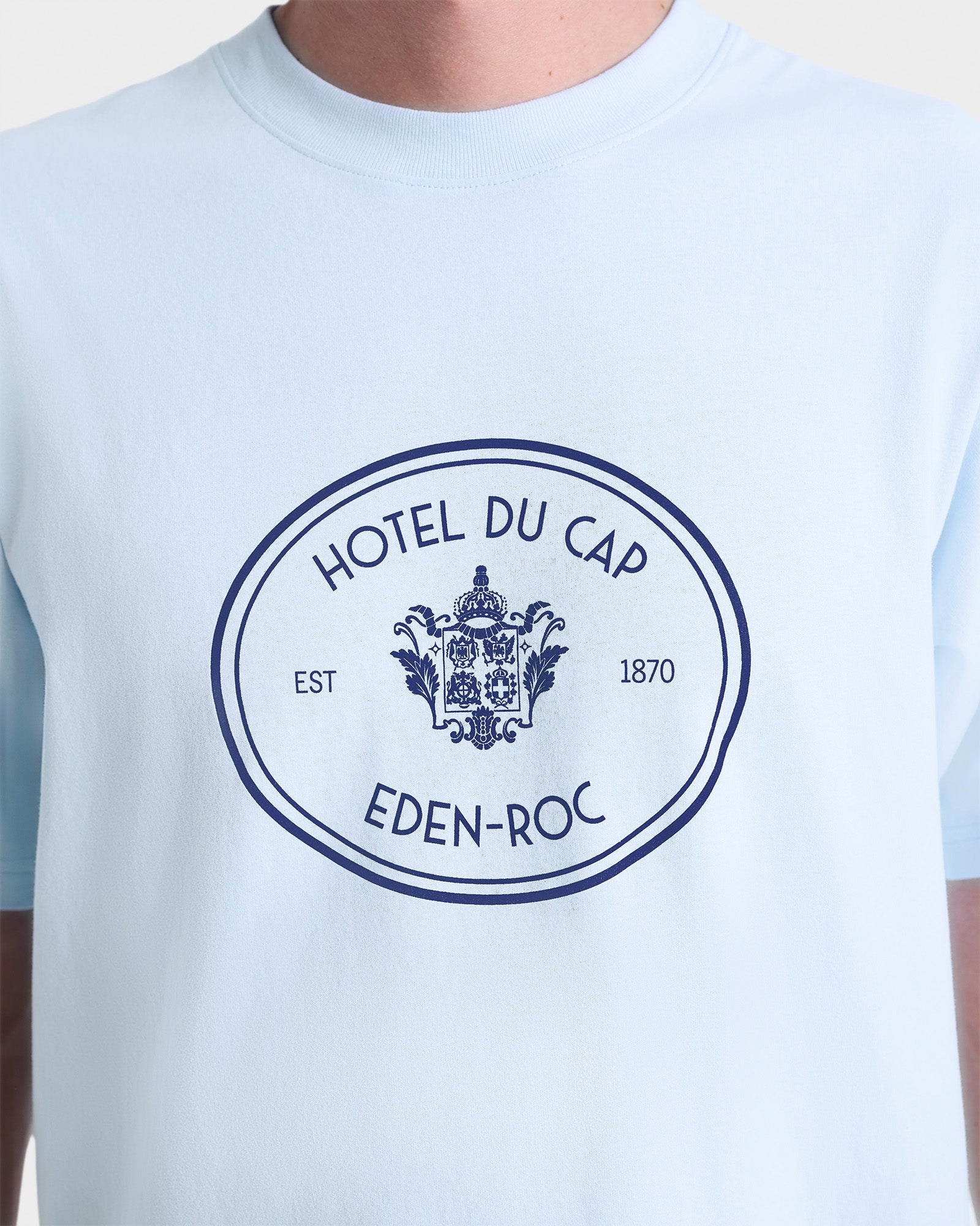 Eden Crest T-Shirt - Ciel/Navy