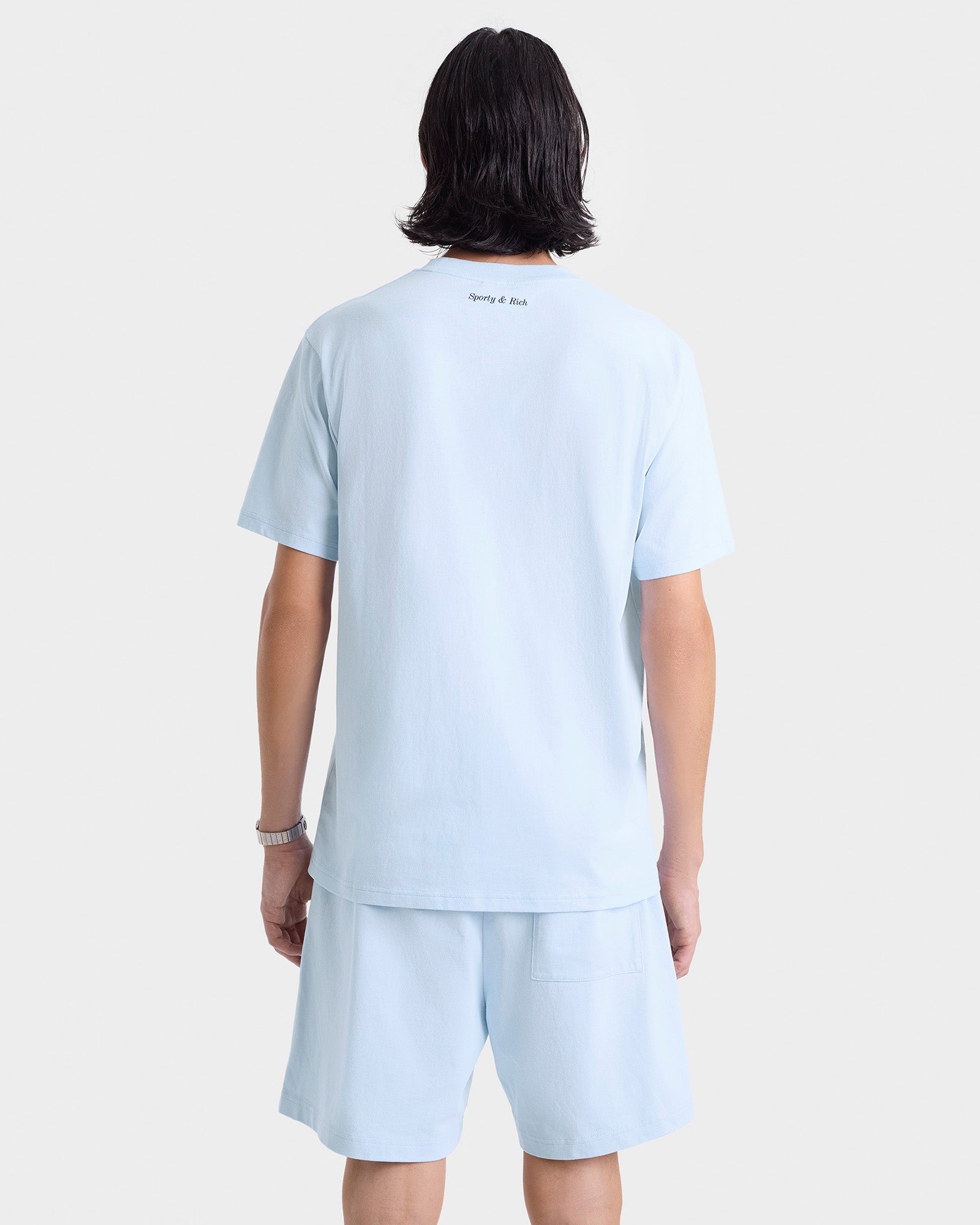 Eden Crest Gym Short - Ciel/Navy