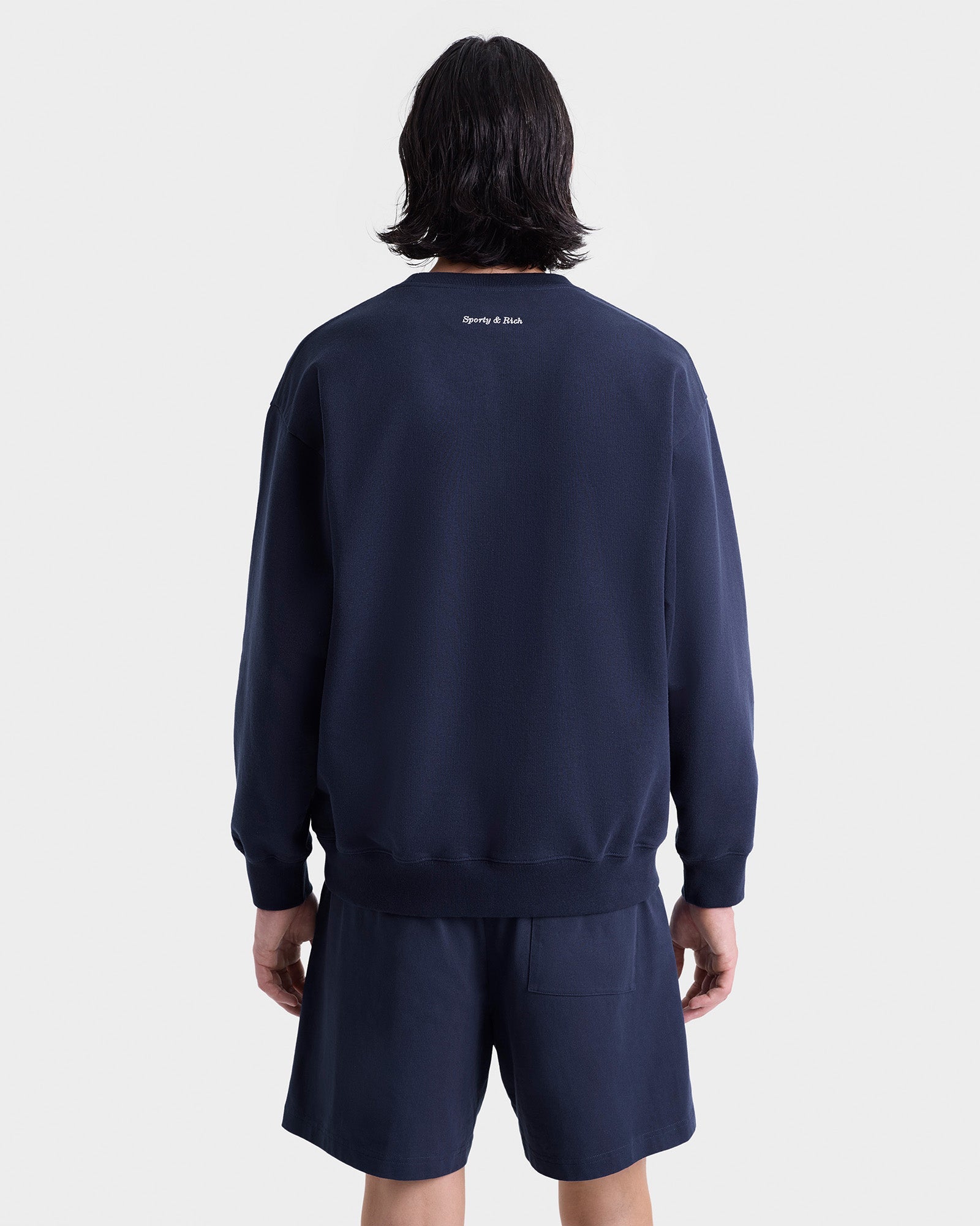 Eden Crest Gym Short - Navy/White