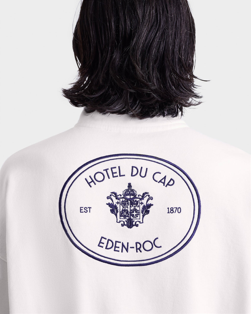 Eden Crest Quarter Zip - White/Navy