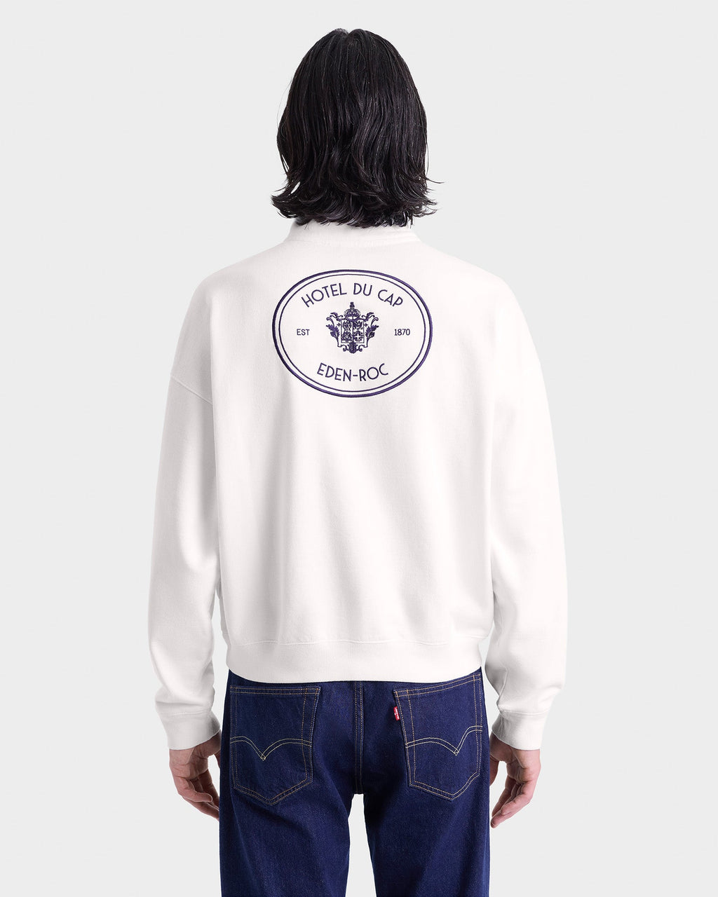 Eden Crest Quarter Zip - White/Navy