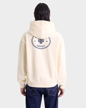 Eden Crest Hoodie - Cream/Navy