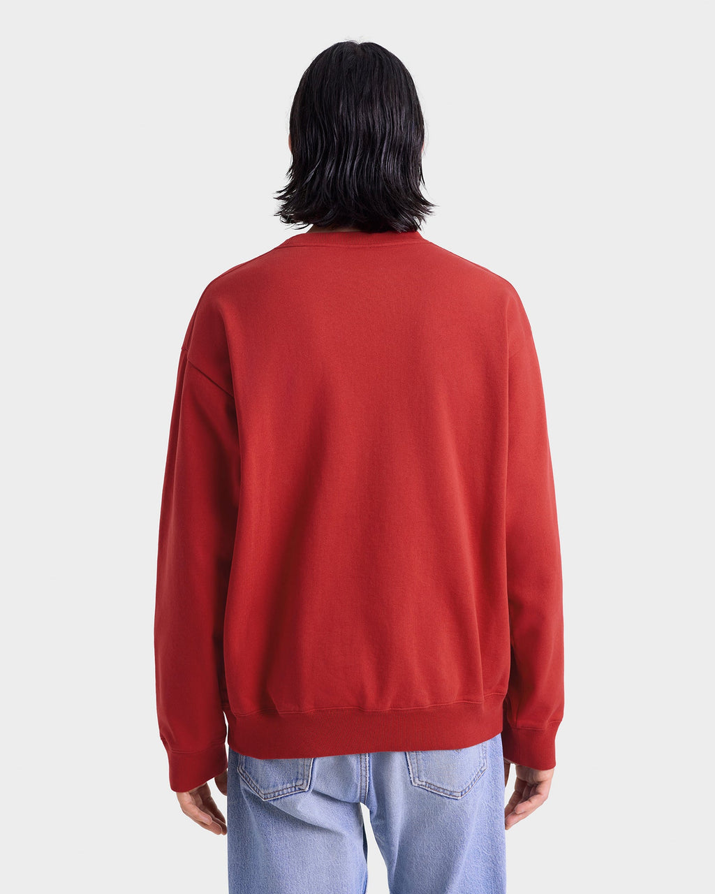 California Emblem Crewneck - Ruby/White