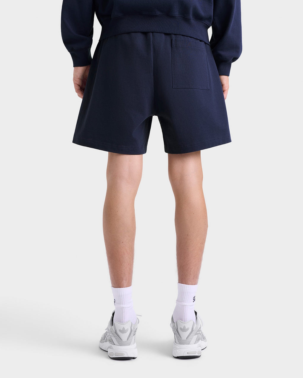 S&R Ivy Gym Short - Navy/White