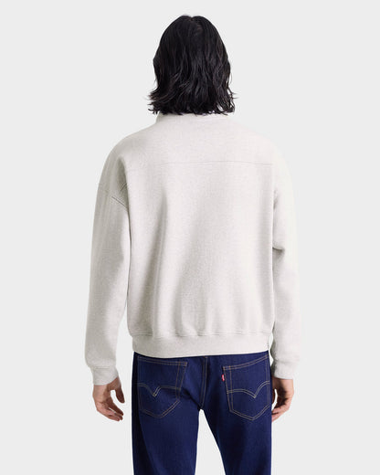 BH Crest Quarter Zip - Heather Gray/Navy