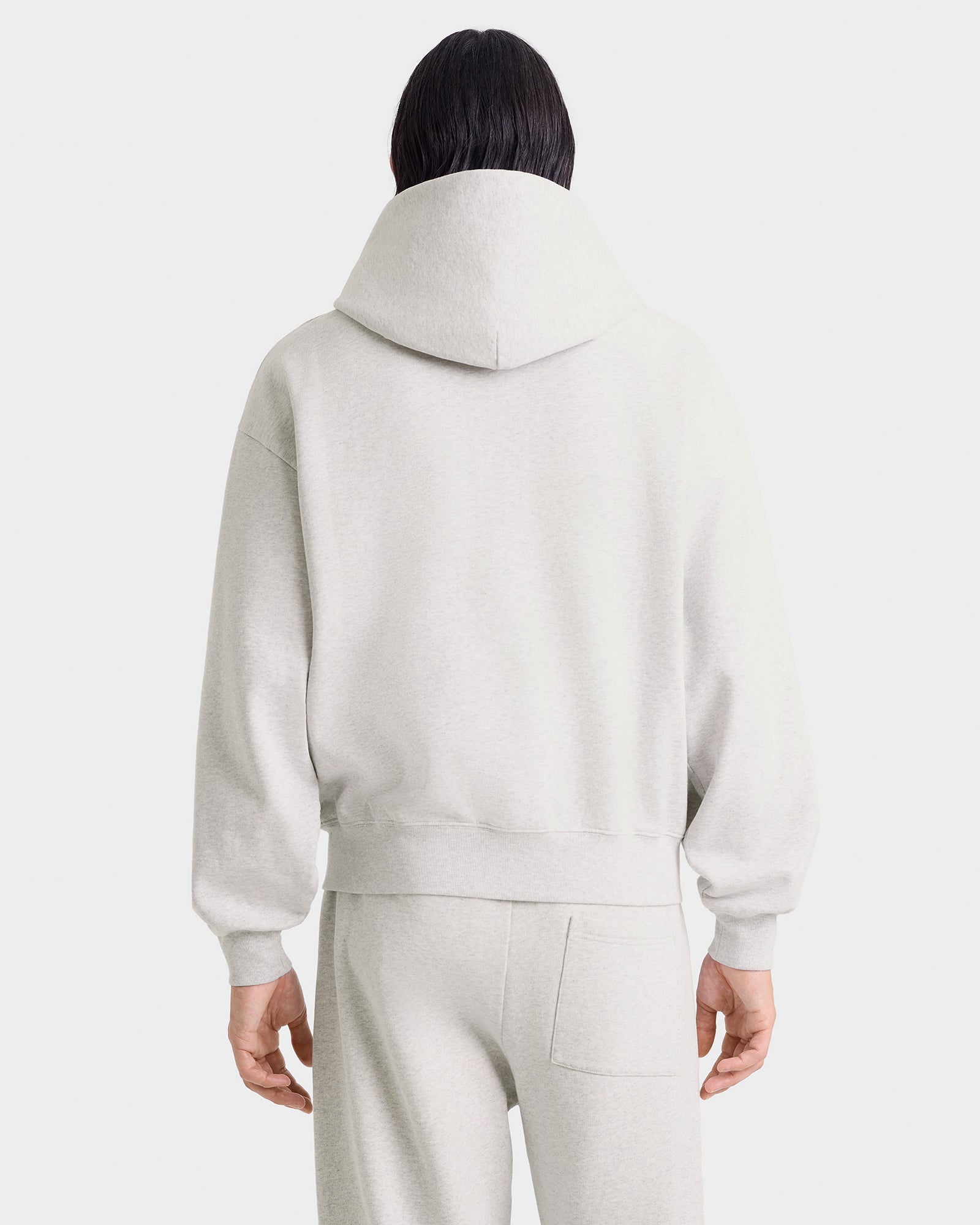 S&R Ivy Zip Hoodie - Heather Gray/Navy