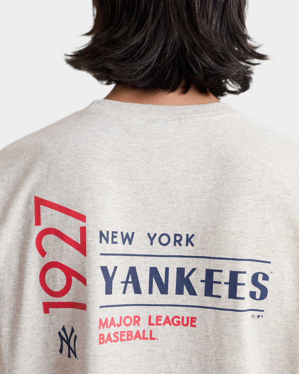 Slugger T-Shirt - Heather Gray/Navy