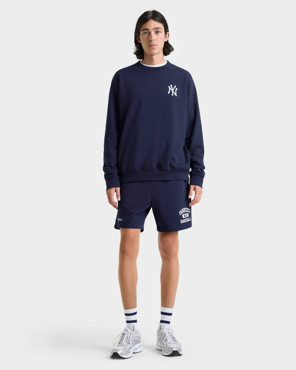 Yankees Ivy Gym Short - Navy/White