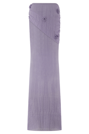 Orianna Orchid Knit Maxi Skirt - Orchid