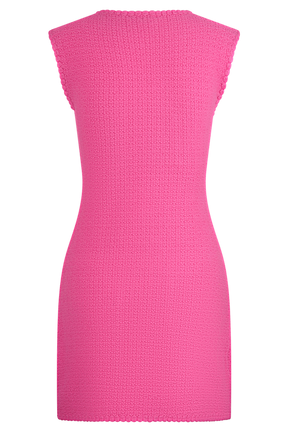 Mia Knit Mini Dress - Pink