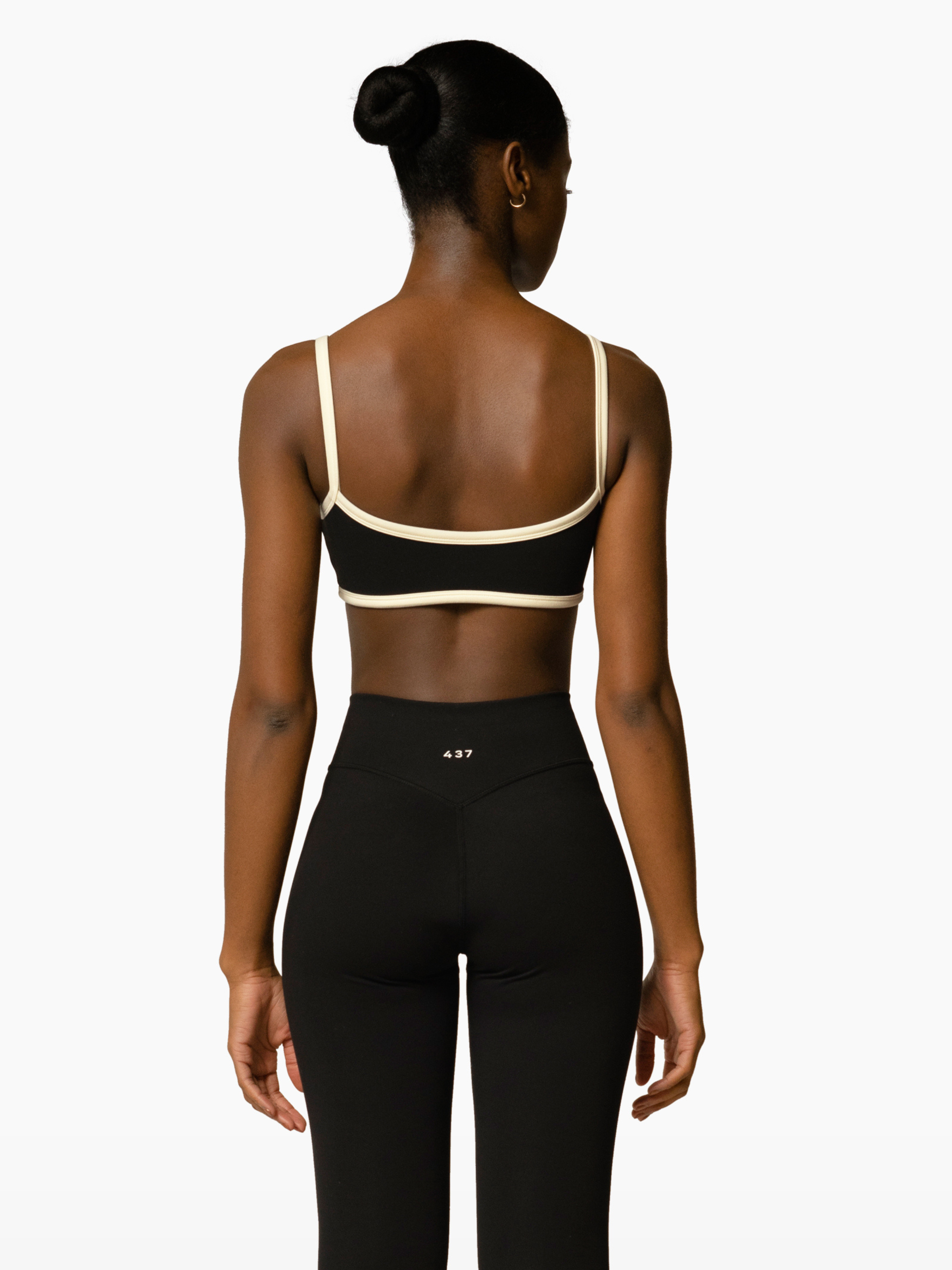 The Micro Bra / Black-Crème