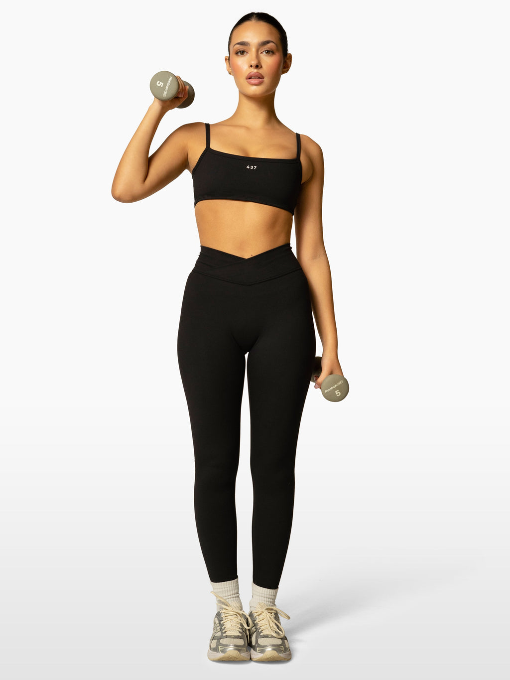 The V Legging / Black