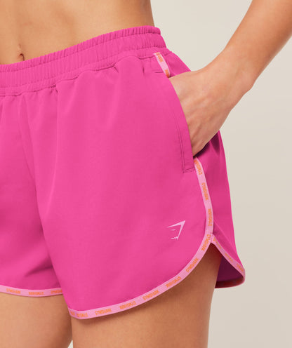 Gymshark Micro Logo Shorts - Super-Set Pink