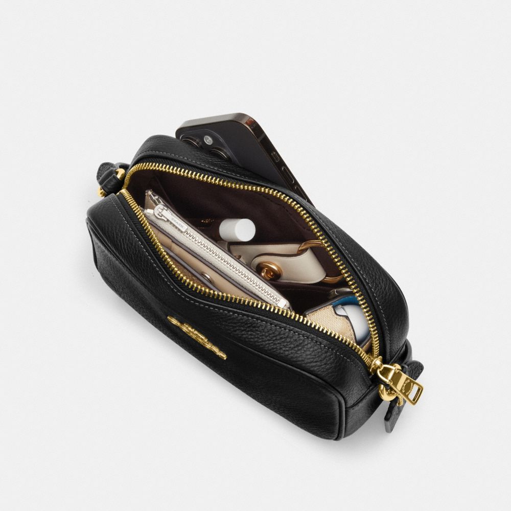 Mini Jamie Camera Bag In Signature Canvas With Floral Print