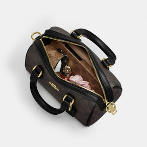 Mini Rowan Crossbody Bag In Colorblock Signature Canvas