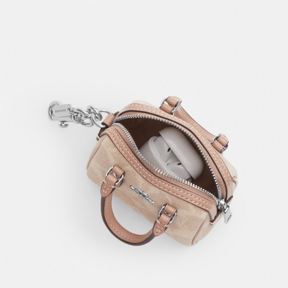 Trigger Snap Bag Charm In Signature Canvas