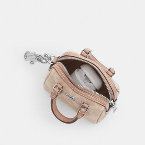 Trigger Snap Bag Charm In Signature Canvas