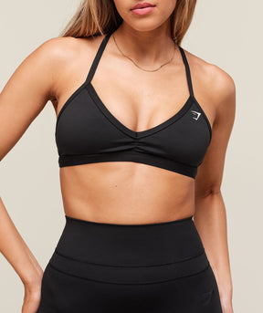 Gymshark Minimal Sports Bra - Black