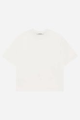 Mock neck t-shirt - oat/black