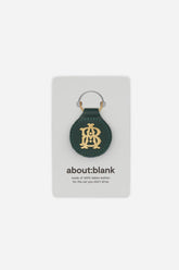 Italian leather keyring