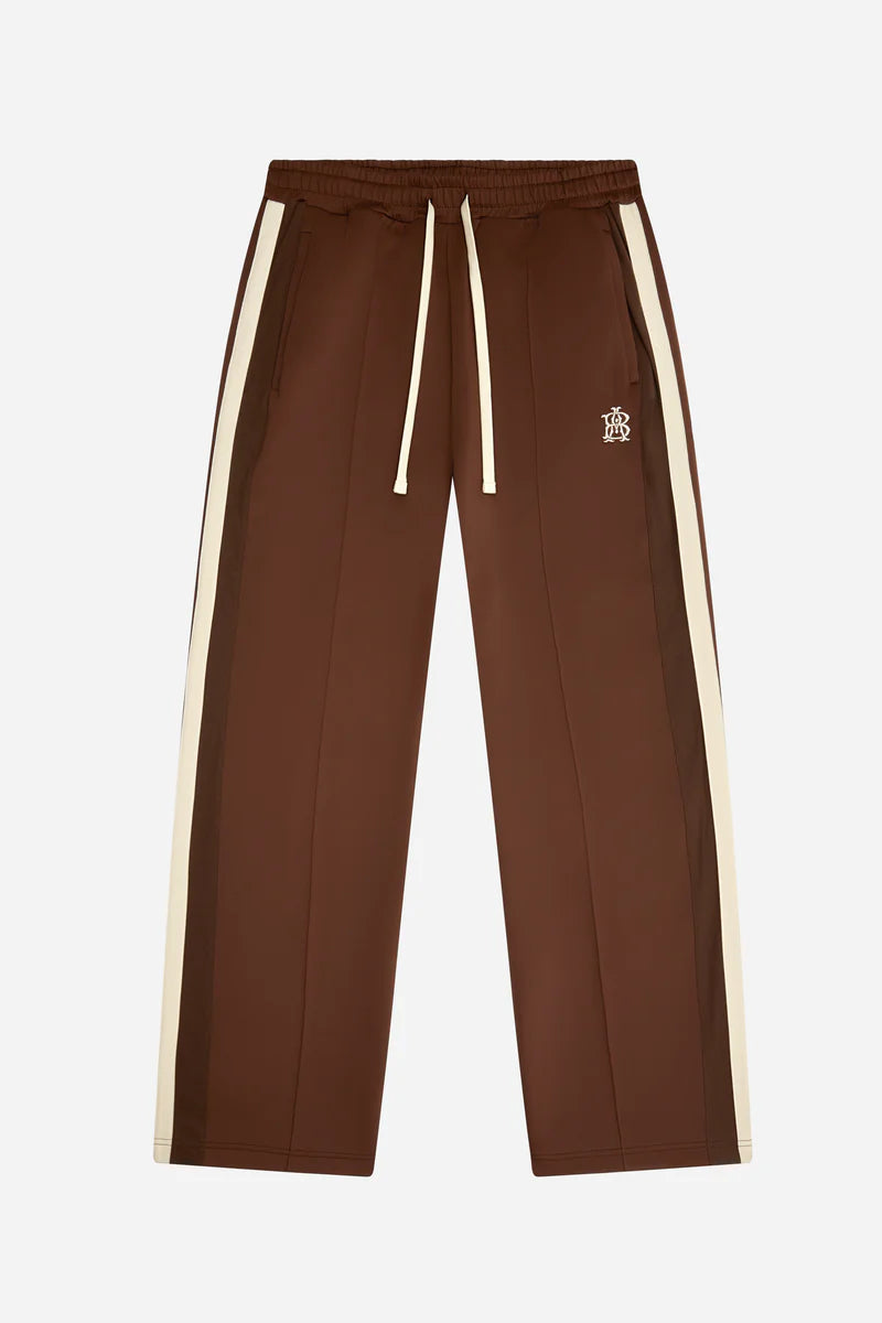 Monogram trackpant - brown/ecru