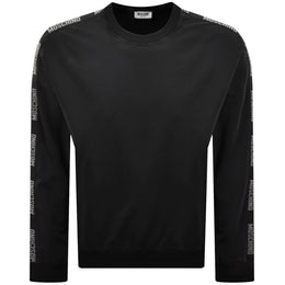 Moschino Active Logo Tape Sweatshirt Black